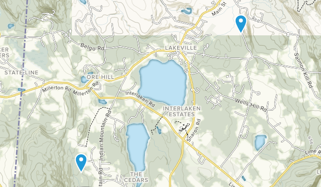 Lakeville, Connecticut Map