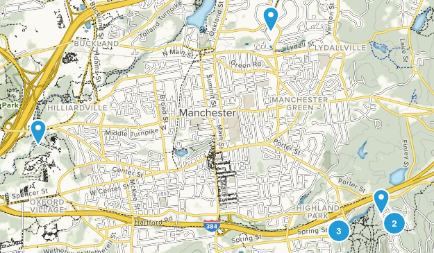 Manchester, Connecticut Map