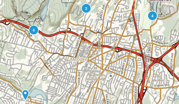 Meriden, Connecticut Map