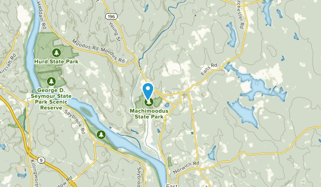 Moodus, Connecticut Map