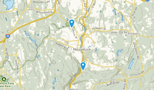 Naugatuck, Connecticut Map