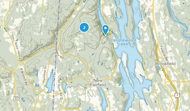 New Fairfield, Connecticut Map