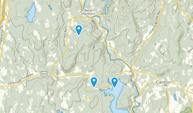 New Hartford, Connecticut Map