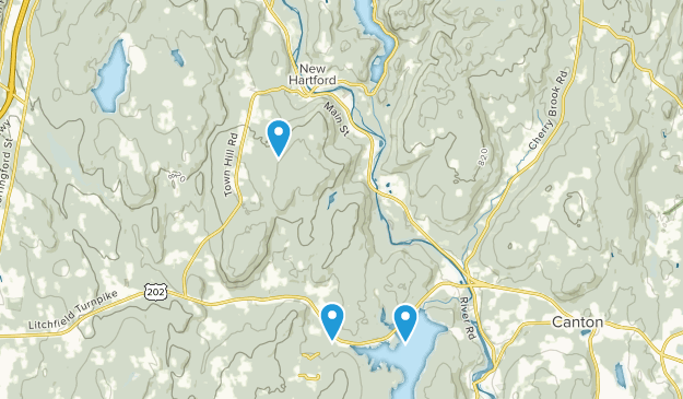 New Hartford, Connecticut Map