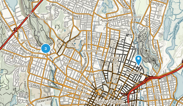 New Haven, Connecticut Map