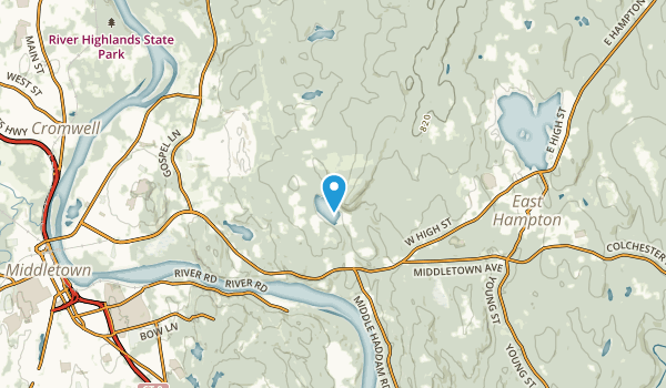 Portland, Connecticut Map
