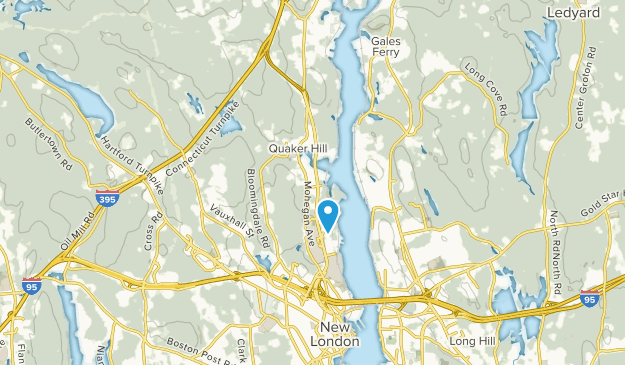 Quaker Hill, Connecticut Map