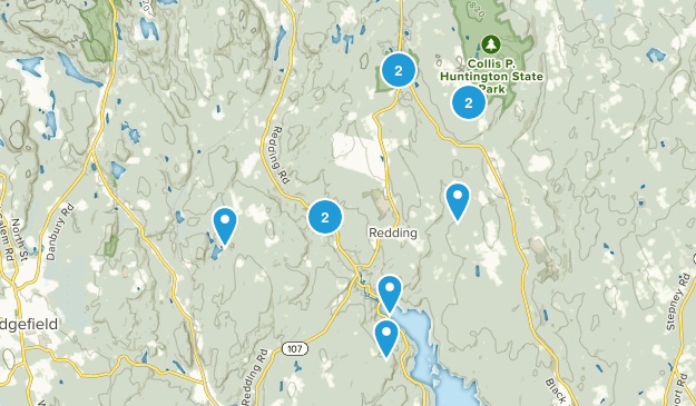 Redding, Connecticut Map
