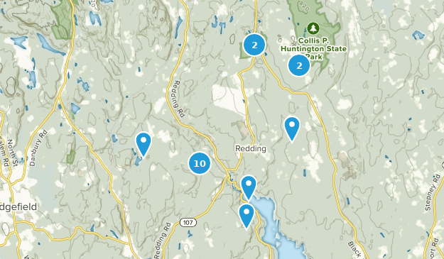 Redding, Connecticut Map