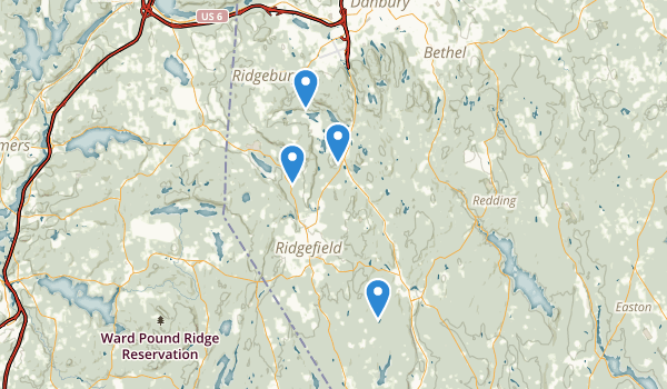 Ridgefield, Connecticut Map
