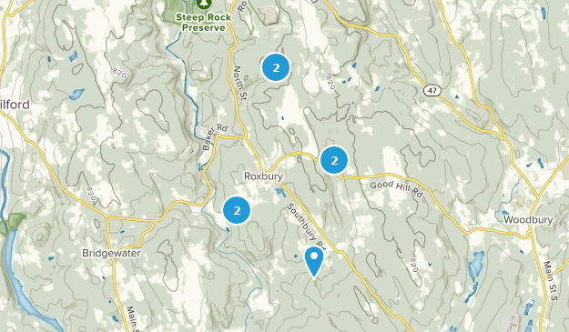 Roxbury, Connecticut Map