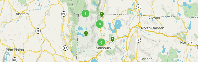 Salisbury, Connecticut: Routenkarten