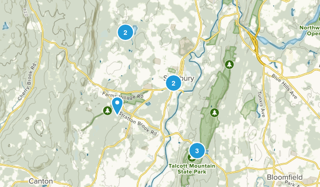 Simsbury, Connecticut Map