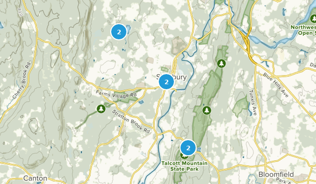 Simsbury, Connecticut Map