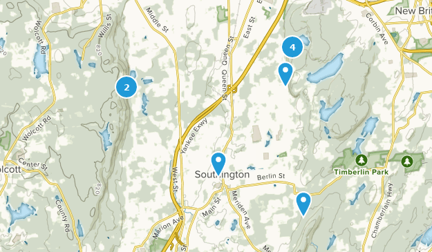 Southington, Connecticut Map