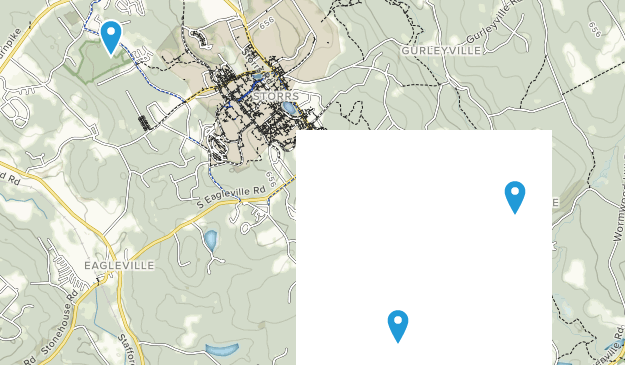 Storrs, Connecticut Map