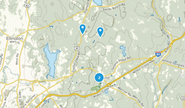 Tolland, Connecticut Map