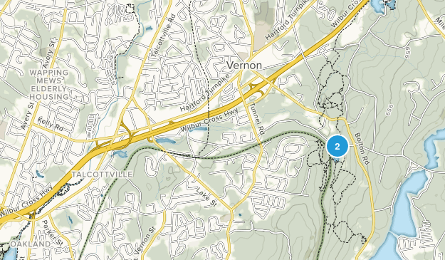 Vernon Center, Connecticut Map