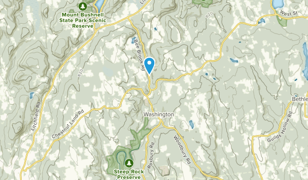 Washington, Connecticut Map