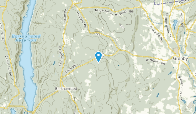 West Granby, Connecticut Map