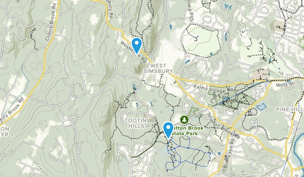 West Simsbury, Connecticut Map