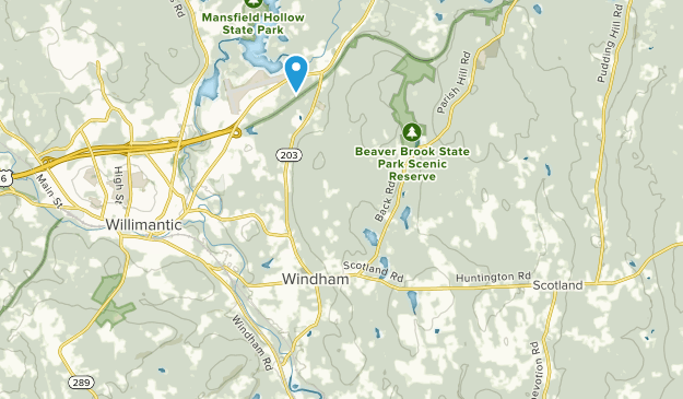Windham, Connecticut Map