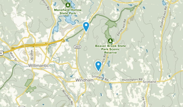 Windham, Connecticut Map