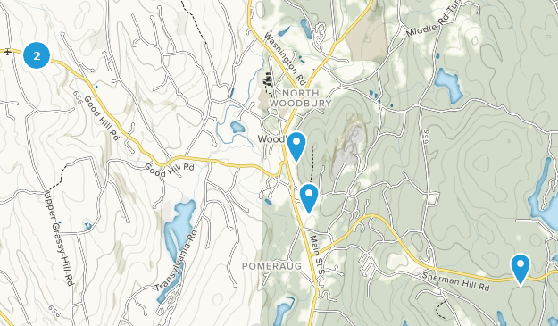 Woodbury, Connecticut Map