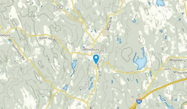 Woodbury Center, Connecticut Map
