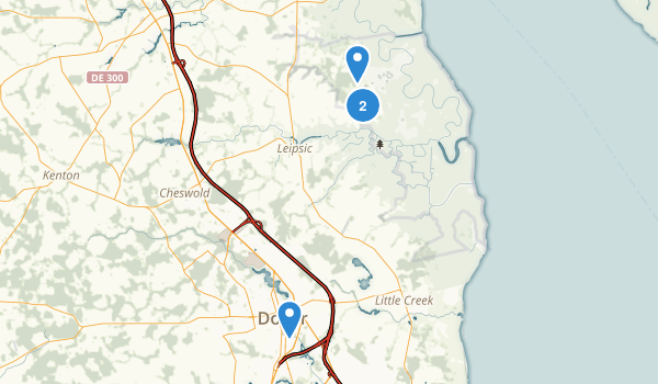 Dover, Delaware Map
