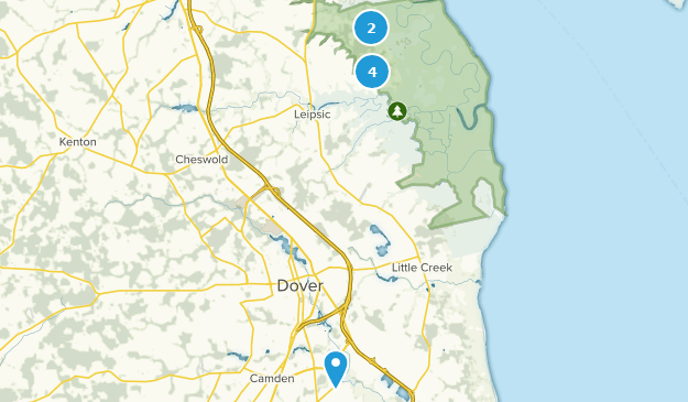 Dover, Delaware Map