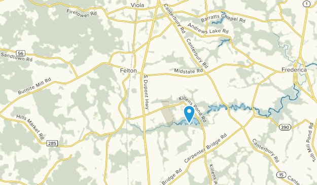 Felton, Delaware Map