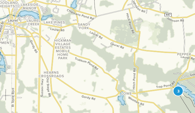 Laurel, Delaware Map