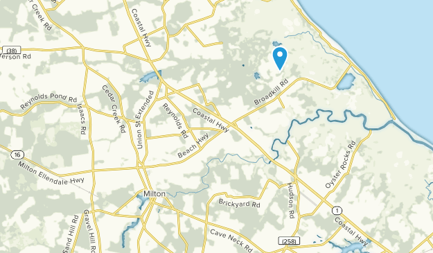 Milton, Delaware Map