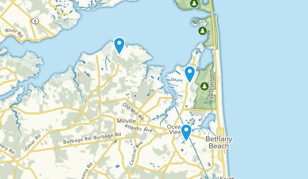 Ocean View, Delaware Map