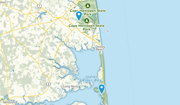 Best Trails Near Rehoboth Beach Delaware Alltrails Rehoboth Beach Delaware Map