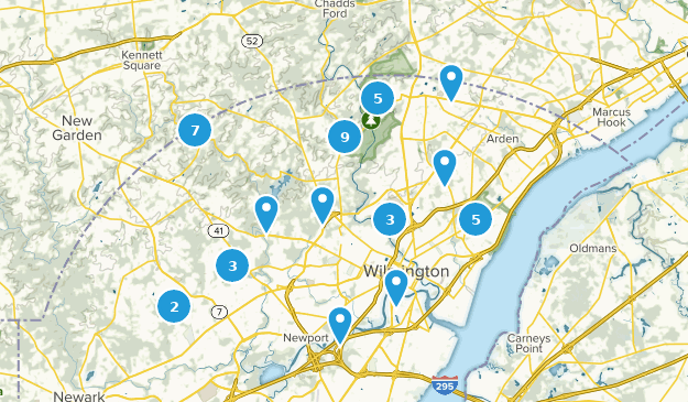 Wilmington, Delaware Map