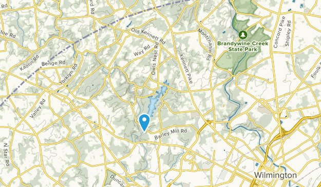 Winterthur, Delaware Map