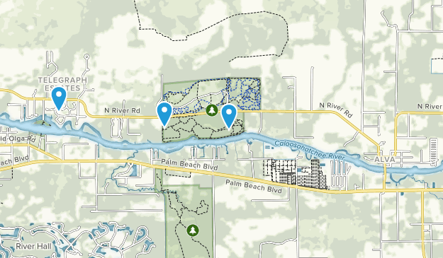 Alva, Floride Map