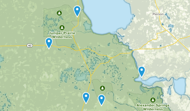 Astor, Floride Map