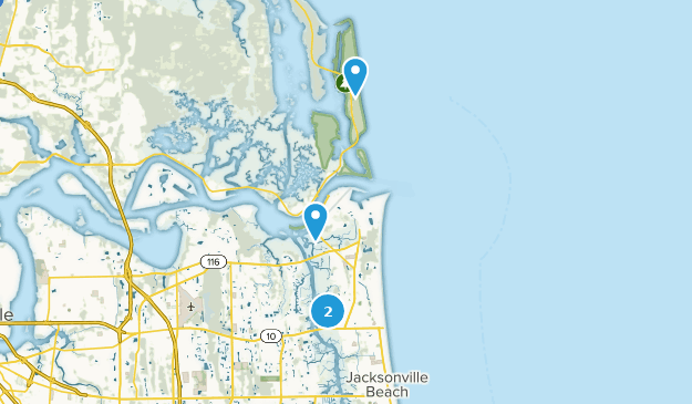 Atlantic Beach, Florida Map