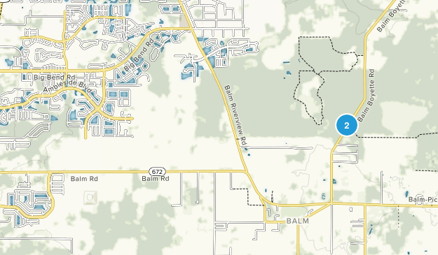 Balm, Florida Map