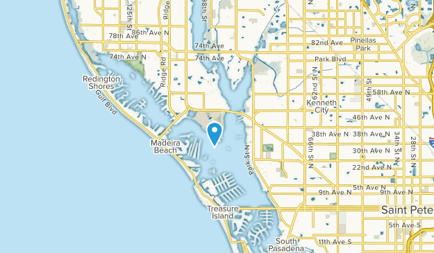 Bay Pines, Floride Map