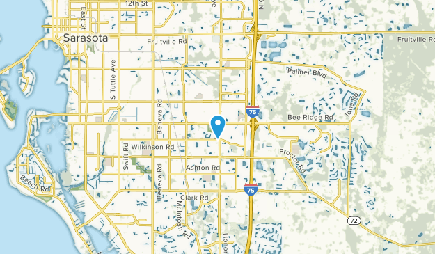 Bee Ridge, Florida Map
