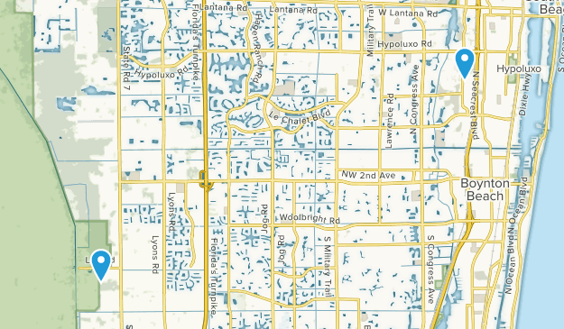 Boynton Beach, Florida Map