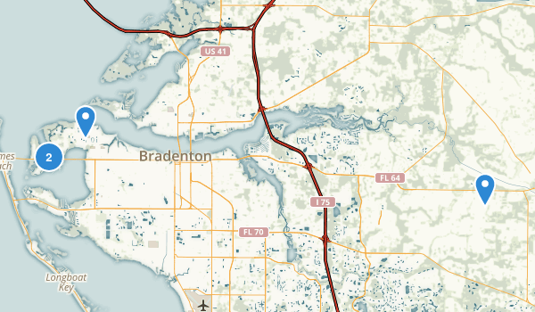 Bradenton, Florida Map