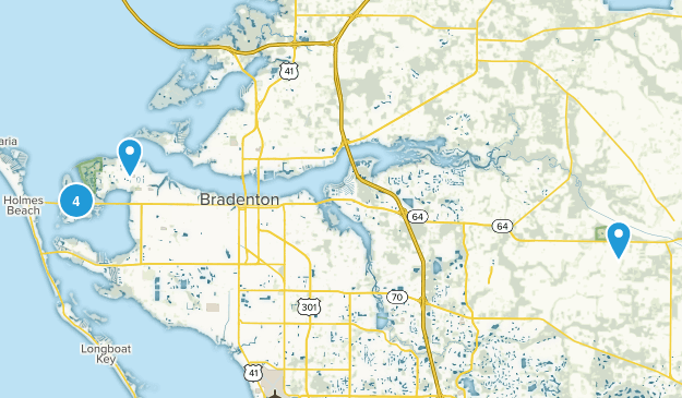 Bradenton, Florida Map