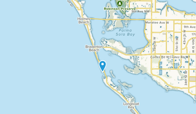 Bradenton Beach, Florida Map