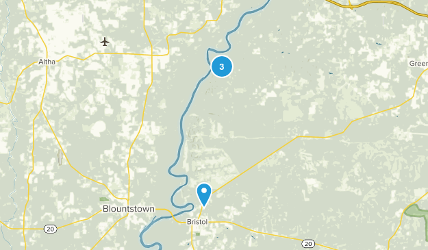 Bristol, Florida Map