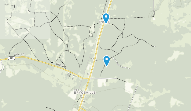 Bryceville, Floride Map